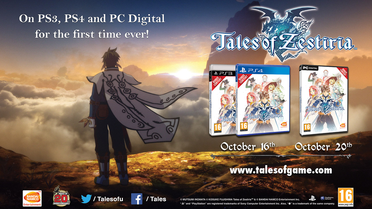“Tales of Zesttiria” Officially Coming West - Coming in October