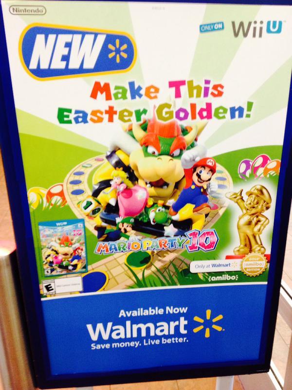 Gold Mario Amiibo Leak Points to Walmart Exclusivity