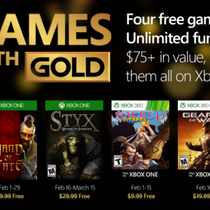 Games With Gold February 2016 Lineup Revealed