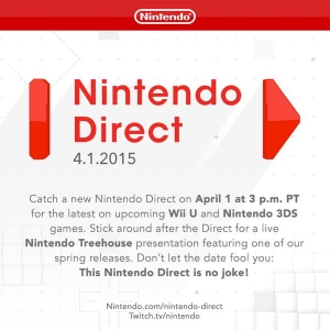 Nintendo Direct April 1 Announced