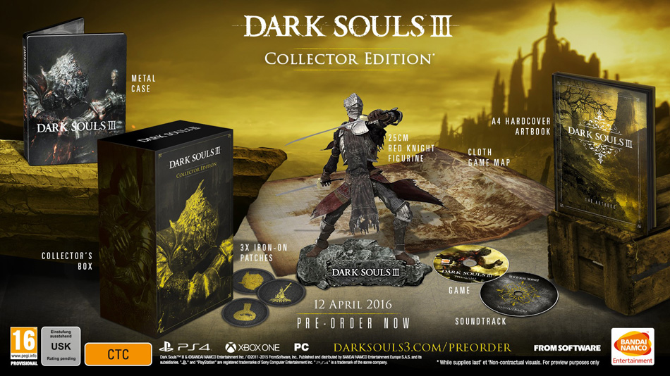 Retailer Accidentally Leaks “Dark Souls III” Editions - Along With the Release Date!
