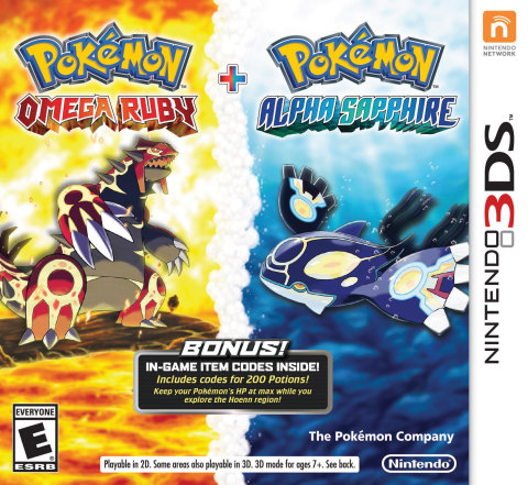 “Pokémon Omega Ruby & Alpha Sapphire” Combo Pack Coming to Best Buy - Offer includes 200 potions