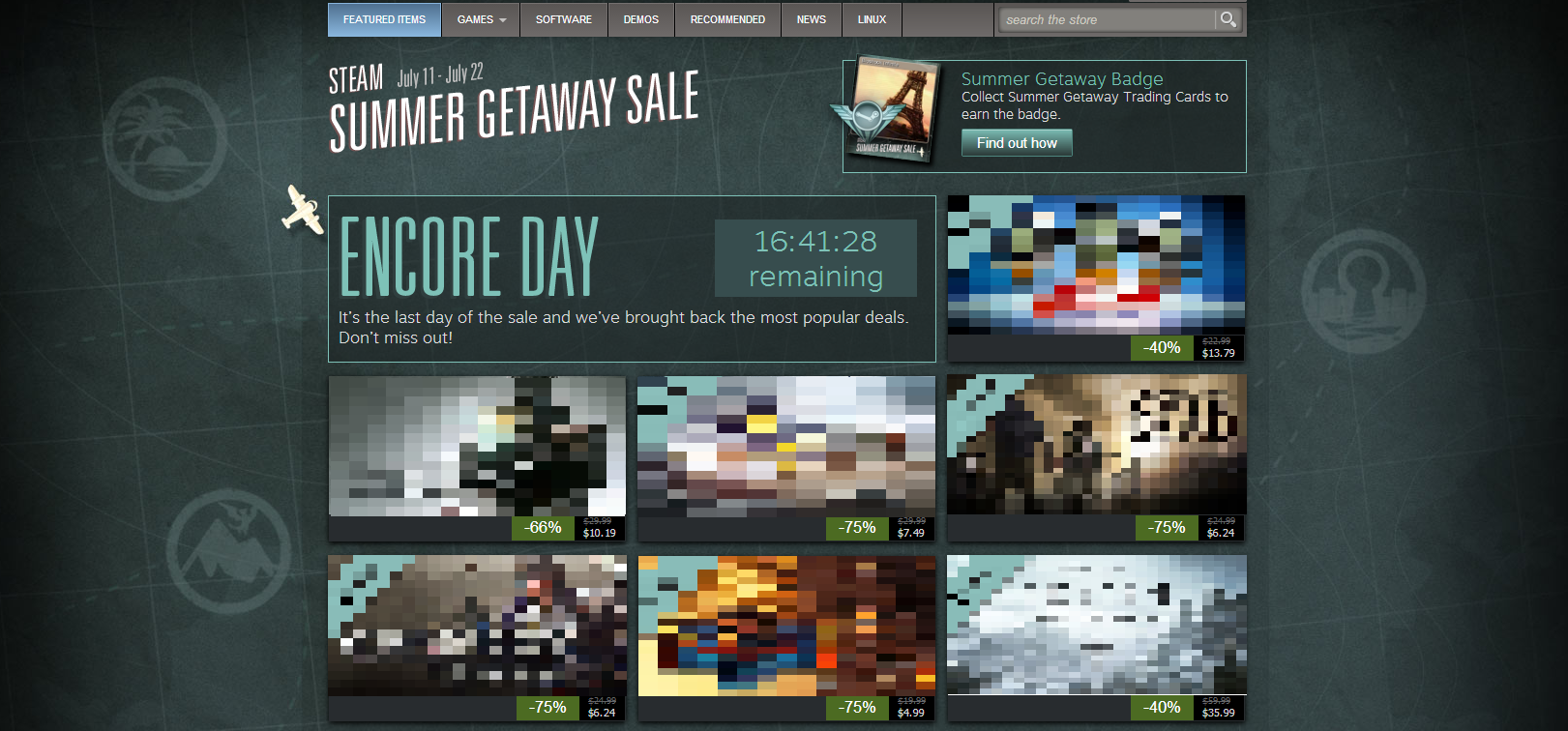 Are You Ready for a Miracle? - The 2013 Summer Steam Sale, and the Way of Things
