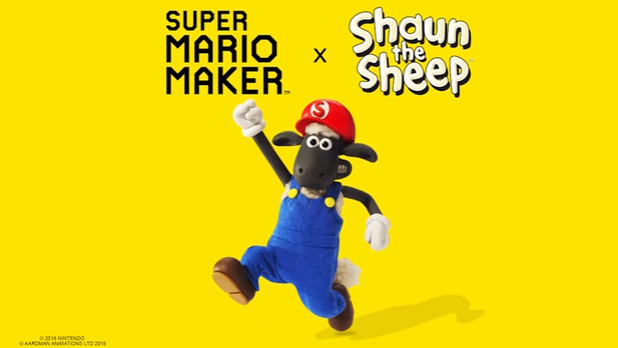 Shaun the Sheep Coming to “Super Mario Maker” - Mario Finally Meets Shaun the Sheep