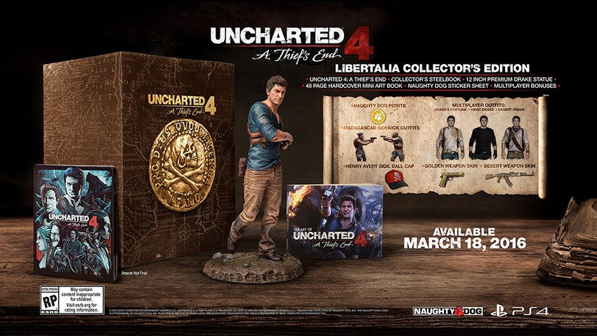 “Uncharted 4” Release Date Revealed - Special Editions Also Revealed