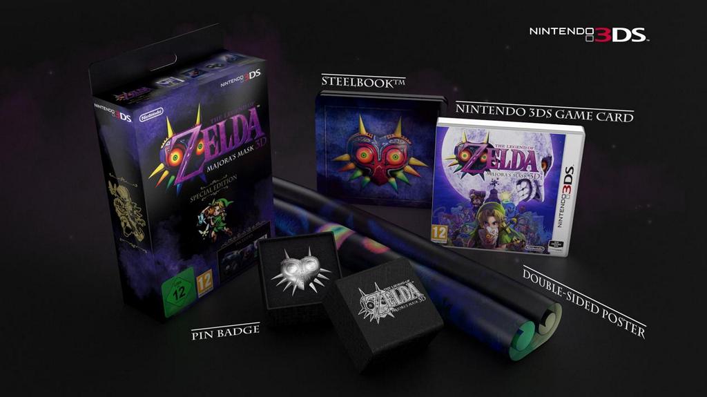 “The Legend of Zelda: Majora’s Mask 3D Special Edition” Revealed for UK - Includes Poster, Pin, and Steelbook